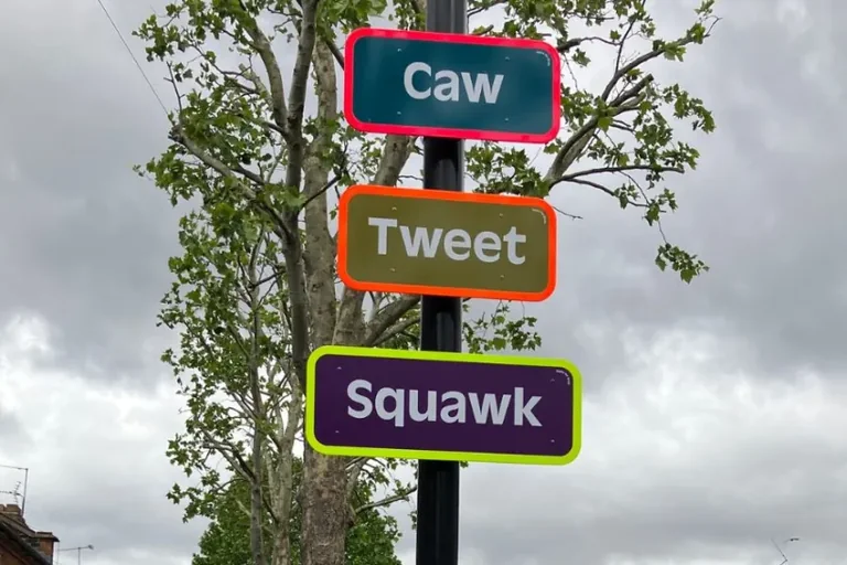 Walthamstow Wetlands adds playful signs for birdwatchers