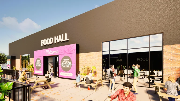 Manchester's Gorton Market revamp brings food hall