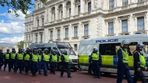 Westminster protest on 30 July: police warn of arrests