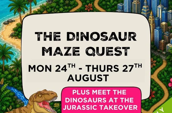 Free Dinosaur Maze Quest Comes to Fleetwood This August
