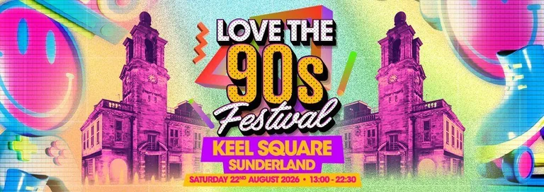 Free Love the 90s Festival hits Sunderland on 22 August