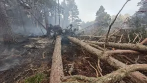 Refuel at Badaguish to proceed under strict wildfire cordon