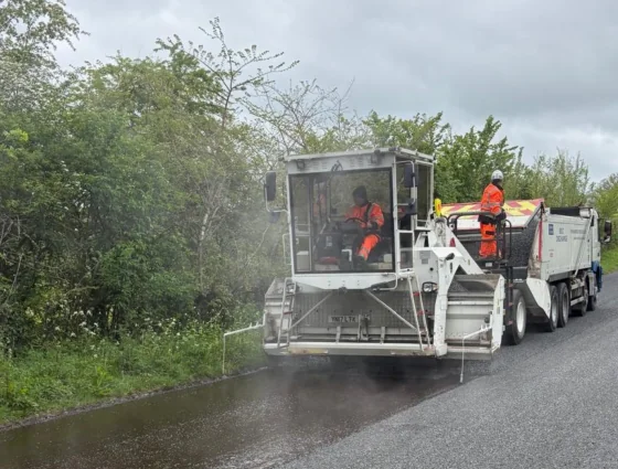 Worcestershire drivers see road protection after early works