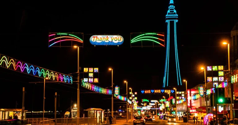 Blackpool’s free light show returns this September