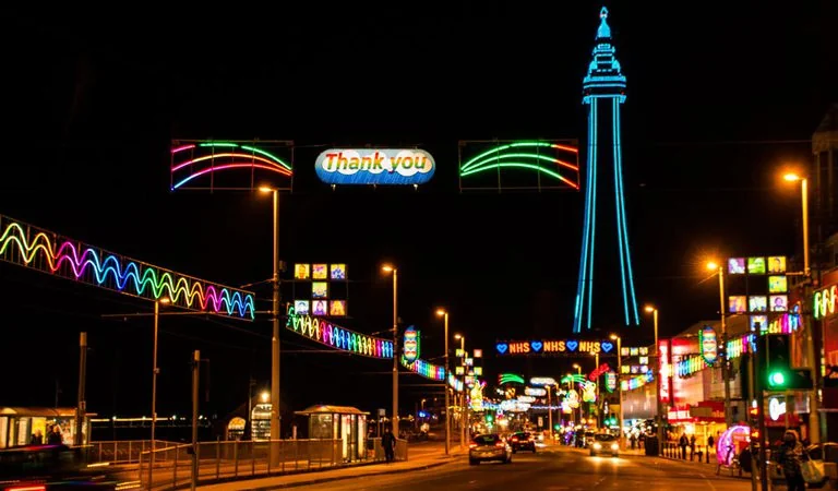 Blackpool’s free light show returns this September