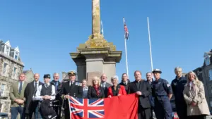 The flag putting Fraserburgh’s seafarers in focus