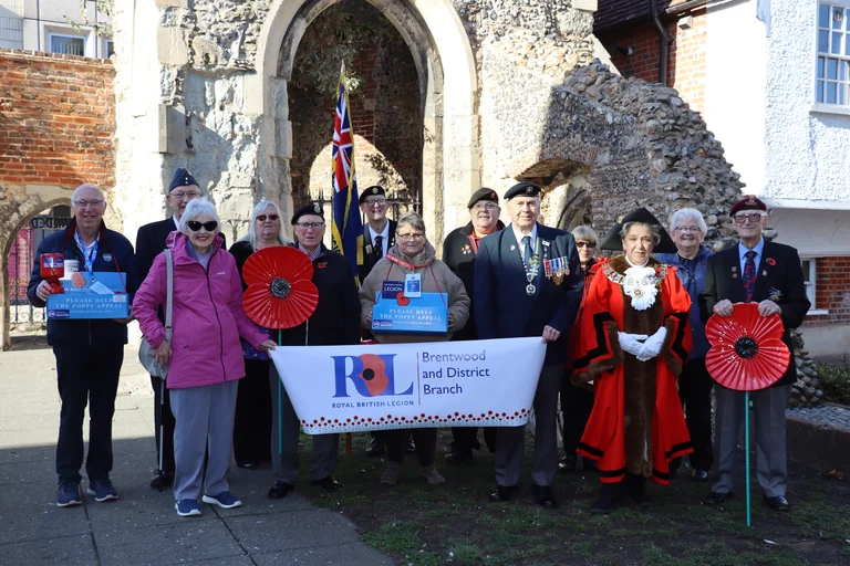 Brentwood Poppy Appeal starts 22 October at local shops