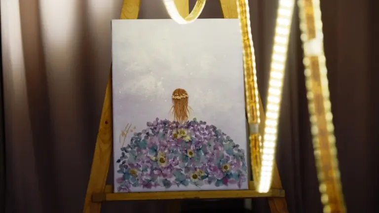 Fran’s painting brings a moving tribute to Blackburn
